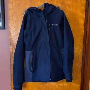 Columbia Dark Blue Hooded Jacket